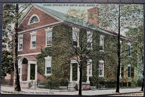 Vintage Postcard 1911 Colonial Residence Mr. Barton Myers, Norfolk, Virginia