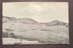 Mint USA Postcard RPPC Crow Creek Military Reservation Laramie WY US Army