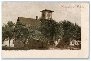 c1905 Presbyterian Church Huron South Dakota SD Unposted Antique Postcard