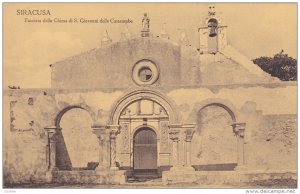 SIRACUSA , Italy , 00-10s : Facciata della Chiesa di S. Giovanni della Catacombe