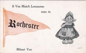 New York Rochester Dutch Girl Pennant Series 1912