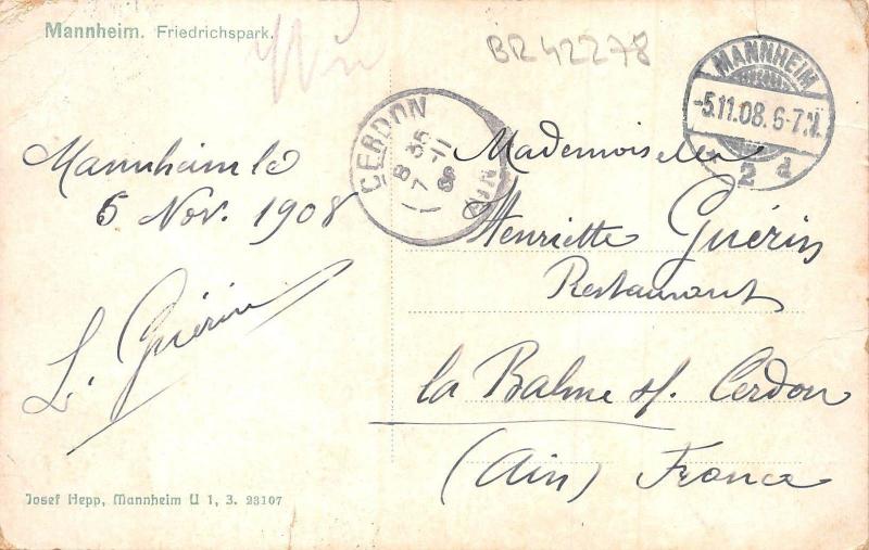 BR42278 Mannheim Friedrichspark germany