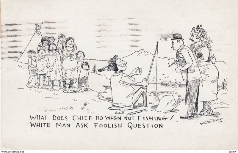 What does the chief do when not fishing? , 1948