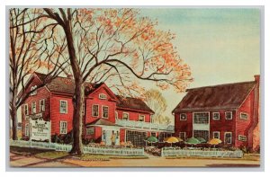 Wallingford Connecticut The Yankee Silversmith Early American Inn Postcard