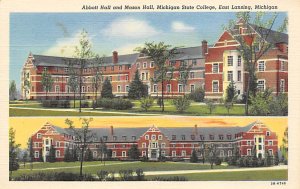 Michigan State College Abbott And Mason Hall East Lansing MI 