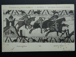 Bayeux Tapestry THE ASSAULT OF DINAN Old French Postcard ND Phot 124