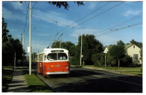 Transit Trolley Coach, 102nd Avenue, Edmonton, Alberta