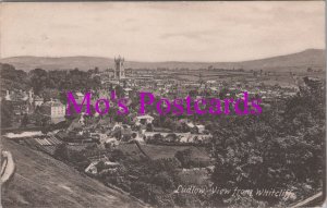 Shropshire Postcard - Ludlow View From Whitcliff. Posted 1906 - RS38684