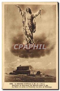 Old Postcard The Madonna of Utelle (A M) alt 1174 m Shrine of Our Lady of the...