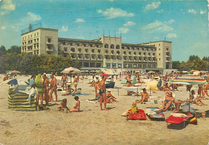 Kruger Publishing Postcard Romania Mamaia Hotel International littoral scenes