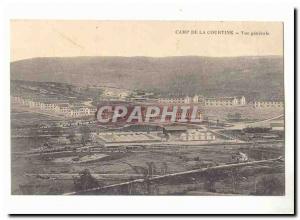 Old Postcard Creuse camp of Courtine general view (barracks)