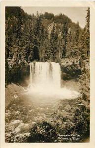 Koosah Falls, McKenzie River, Oregon OR, RPPC