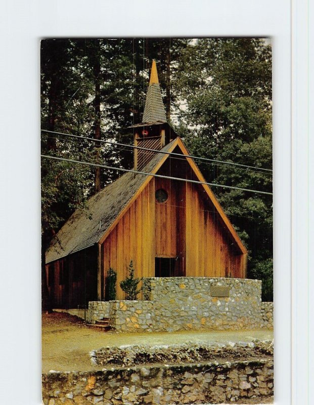 Postcard Mount Hermon Memorial Chapel, Mount Hermon, California