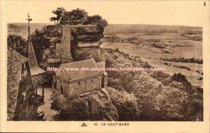 Old Postcard Tour of Haut Barr castle ruins L & # & # 39oeil of 39Alsace (Sav...