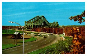 Postcard BRIDGE SCENE Quebec Quebec QC AP1279