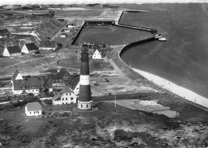 B99104 real photo nordseebad horum auf sylt germany  lighthouse phare