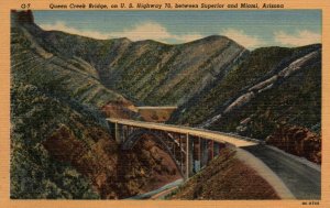 Queen Creek Bridge,US Highway 70,Between Superior and Miami,AZ