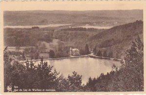 Belgium Spa Vue du lac de Warfaaz et environs