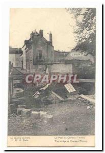 The bridge of Chateau Thierry Old Postcard