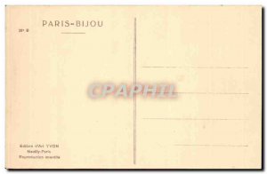 Paris Postcard Old perspective on the Louvre gardens Yvon