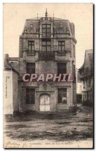 Old Postcard Ploermel Hotel Dukes of Mercoeur