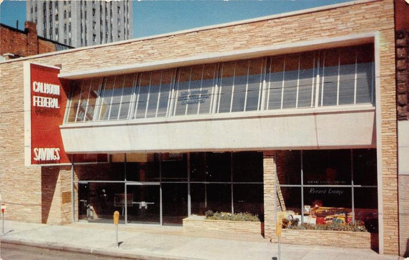 Battle Creek Michigan~Calhoun Federal Savings & Loan Assn~Record Lounge~1950s Pc