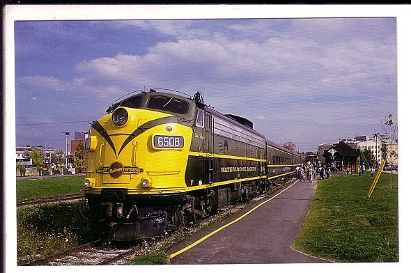 Railway Train, Passangers, Waterloo Station, Ontario