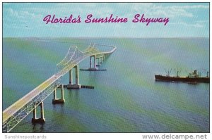 Florida's Sunshine Skyway Bridge Across Lower Tampa Bay