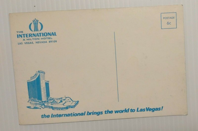 Postcard The International Hilton Hotel Las Vegas Nevada Giant Chrome Unposted