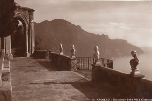 Ravello Belvedere Real Photo Italian Postcard
