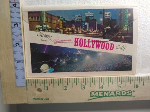 Postcard Folder Greetings from Glamorous Hollywood, Los Angeles, California