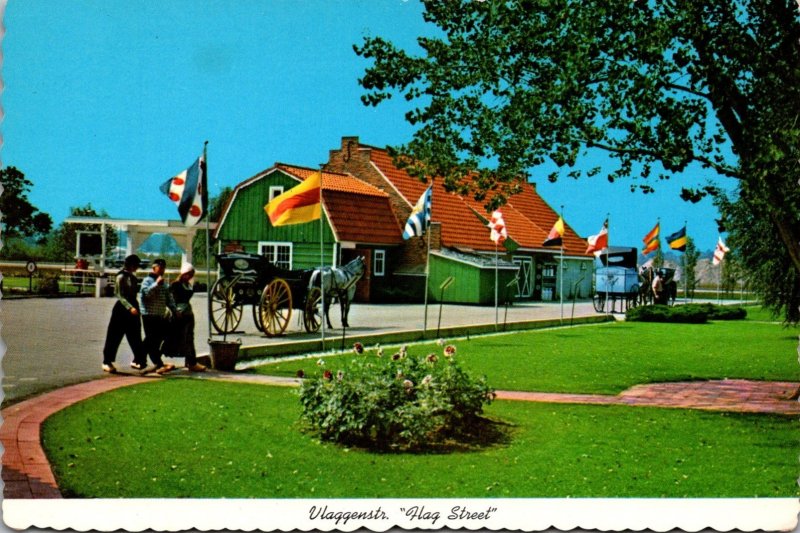 Michigan Holland Dutch Village Vlaggenstraat Flag Street