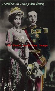 Royalty, RPPC, King Alfonso XIII of Spain & Queen Victoria Eugenie of Spain