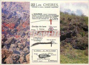 Modern Postcard The cheire Puy de Barme Auvergne Image lava area has Chaotic ...