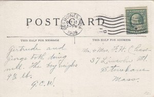 1909, Des Moines, IA to Stoneham, MA, See Remark (27205)