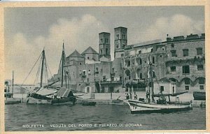 09379 - vintage postcard - bari - molfetta 1950-