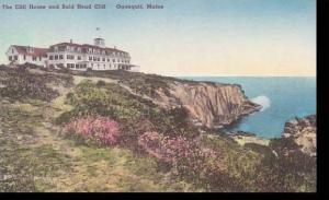 Maine Ogunquit The Cliff House And Bald Head Cliff Albertype