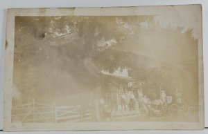 RPPC General Store with Hamilton Brown Shoe Signs Postcard Q7