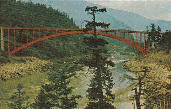 Canada Alexandria Bridge Fraser Canyon British Columbia