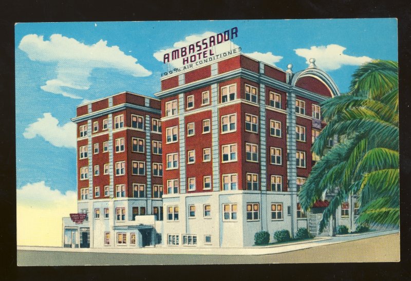 Early Jacksonville, Florida/FL Postcard, Ambassador Hotel