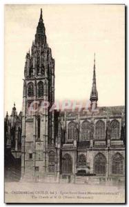 Old Postcard Caudebec en Caux Eglise Notre Dame