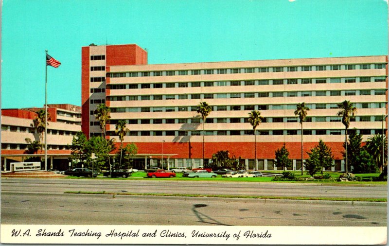 Gainesville FL WA Shands Teaching Hospital Clinics Postcard used (14852)