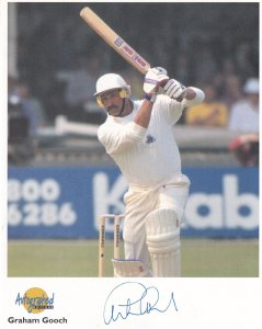 Graham Gooch 10x8 Autographed Editions Official Hand Signed Photo