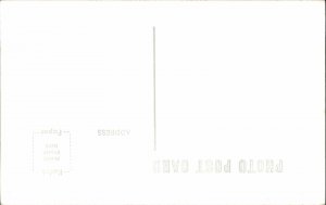 Quebec Front Range Light Lighthouse Real Photo Postcard