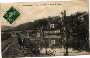 CPA PÉRIGUEUX-pont de la Cité et Bords de l'Isle (232888)