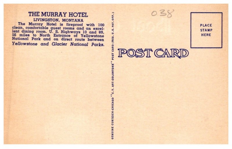 Montana Livingston  the Murray Hotel