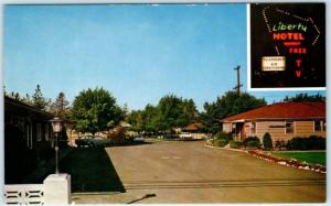SPOKANE, Washington  WA   Roadside  LIBERTY MOTEL  1962  Postcard