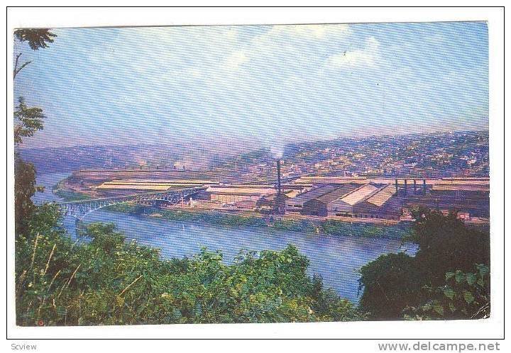 View of the Homestead United States Steel Works, Homestead,  Pennsylvania, 40...