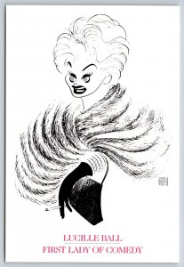 Lucille Ball   First Lady of Comedy  Postcard