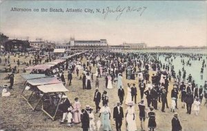 New Jersey Atlantic City Afternoon On The Beach